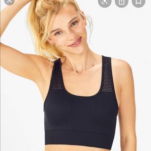 Fabletics Musetta mesh seamless sports bra L